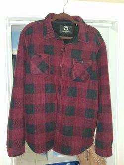 Weatherproof brand men's flannel insulated jacket