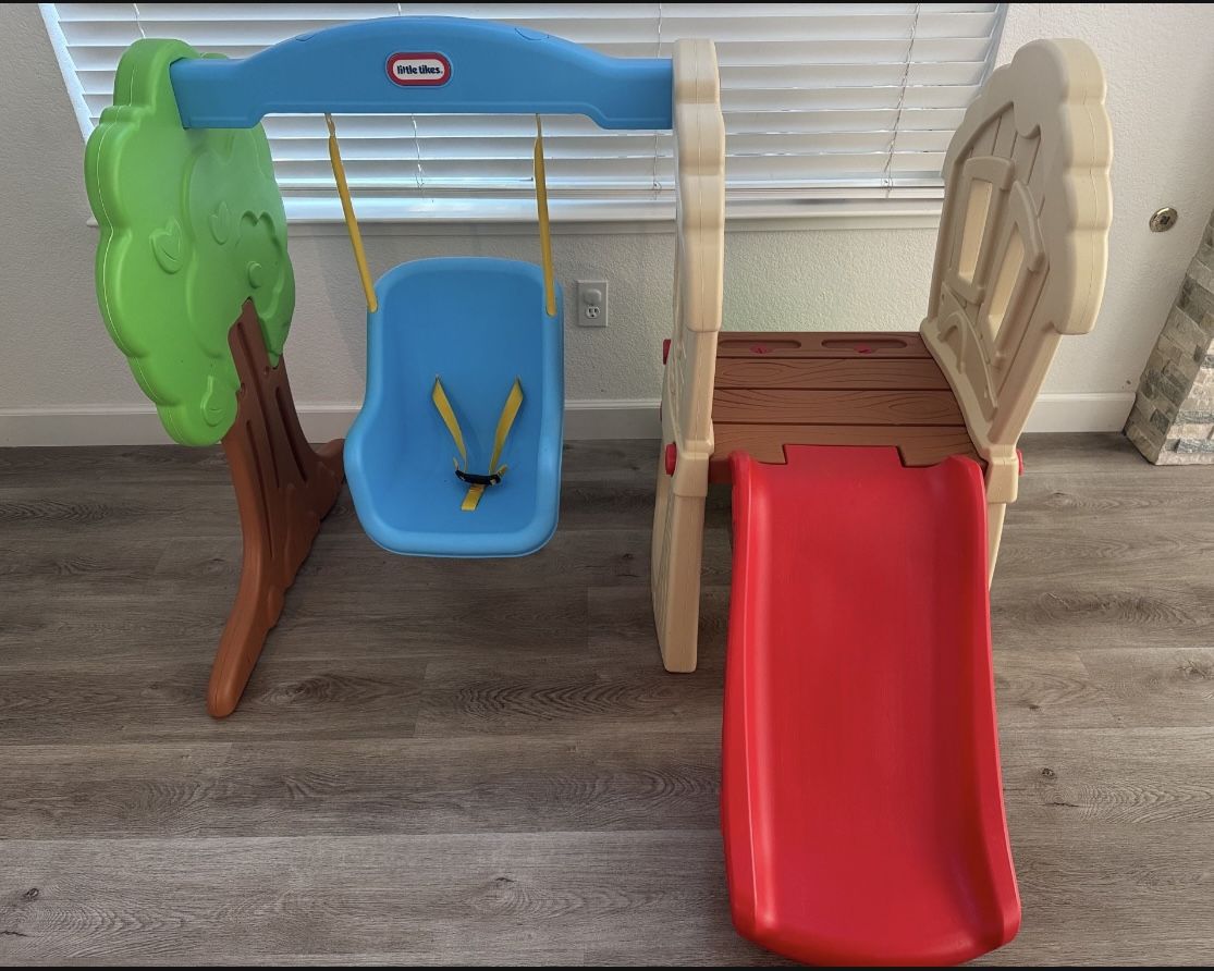Little Tikes Hide and Seek Climber and Swing Playset
