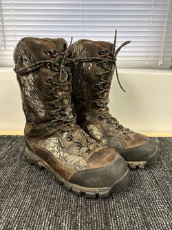 Rocky Camo Hunting Work Boots Size 13 Medium 1400 Grams Insulation