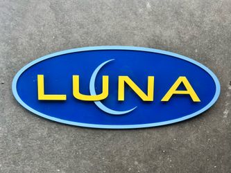 Luna Metal Sign