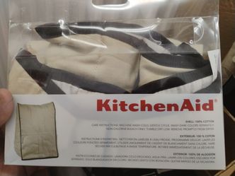 New kitchen aid cover creek with dark piping