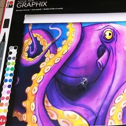 Water Color Brush Markers.