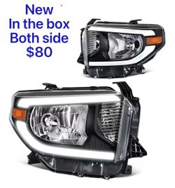 😀 DWVO LED DRL Headlights Assembly Compatible with 2014-2021 14 15 16 17 18 19 20 21 Tundra 14-21 Headlamps (Not Fit Models with Factory LED Headligh