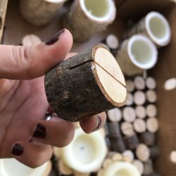 Wooden Place card Holders - Wedding