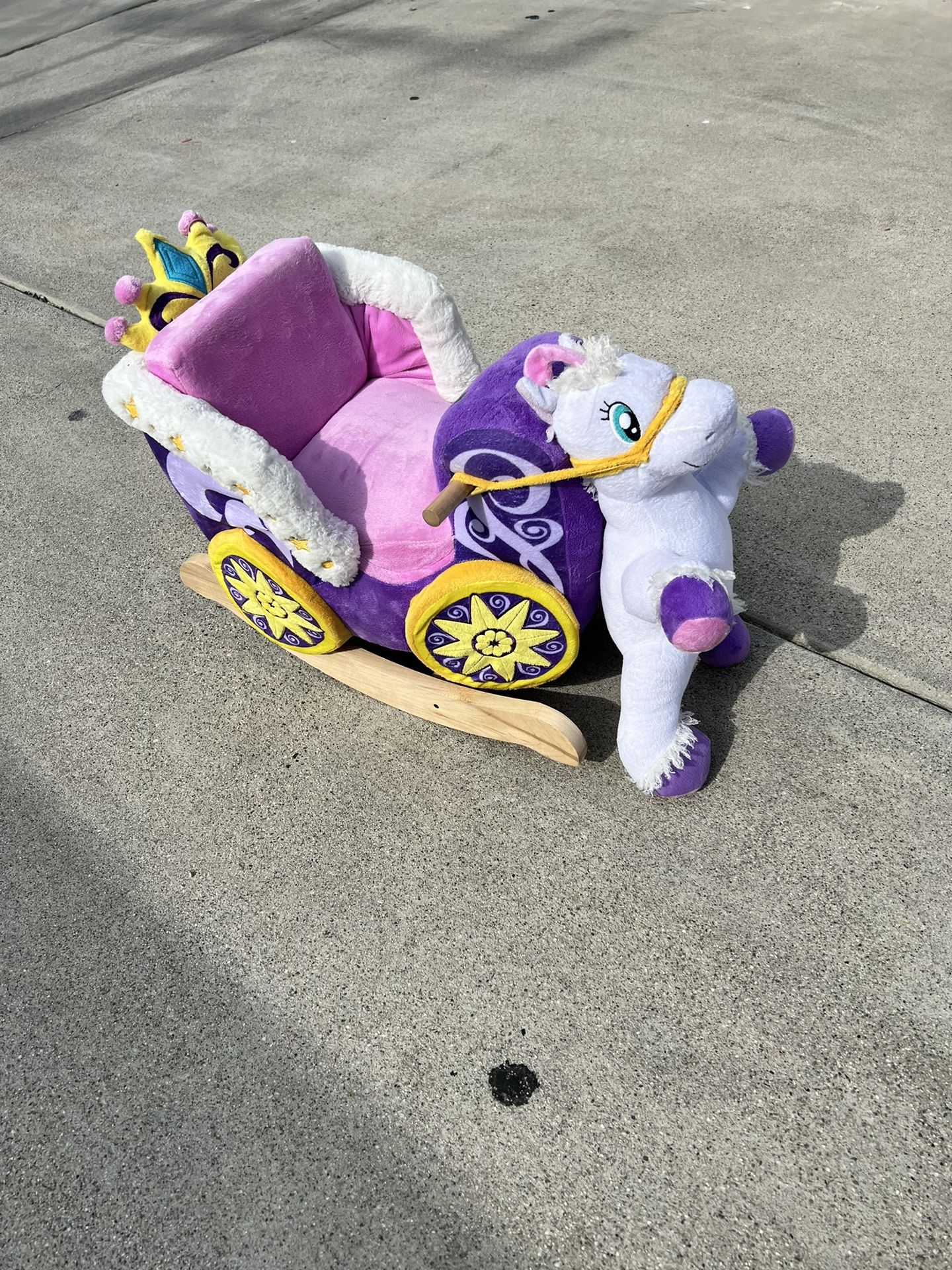 Rockabye Princess Carriage Rocker Musical