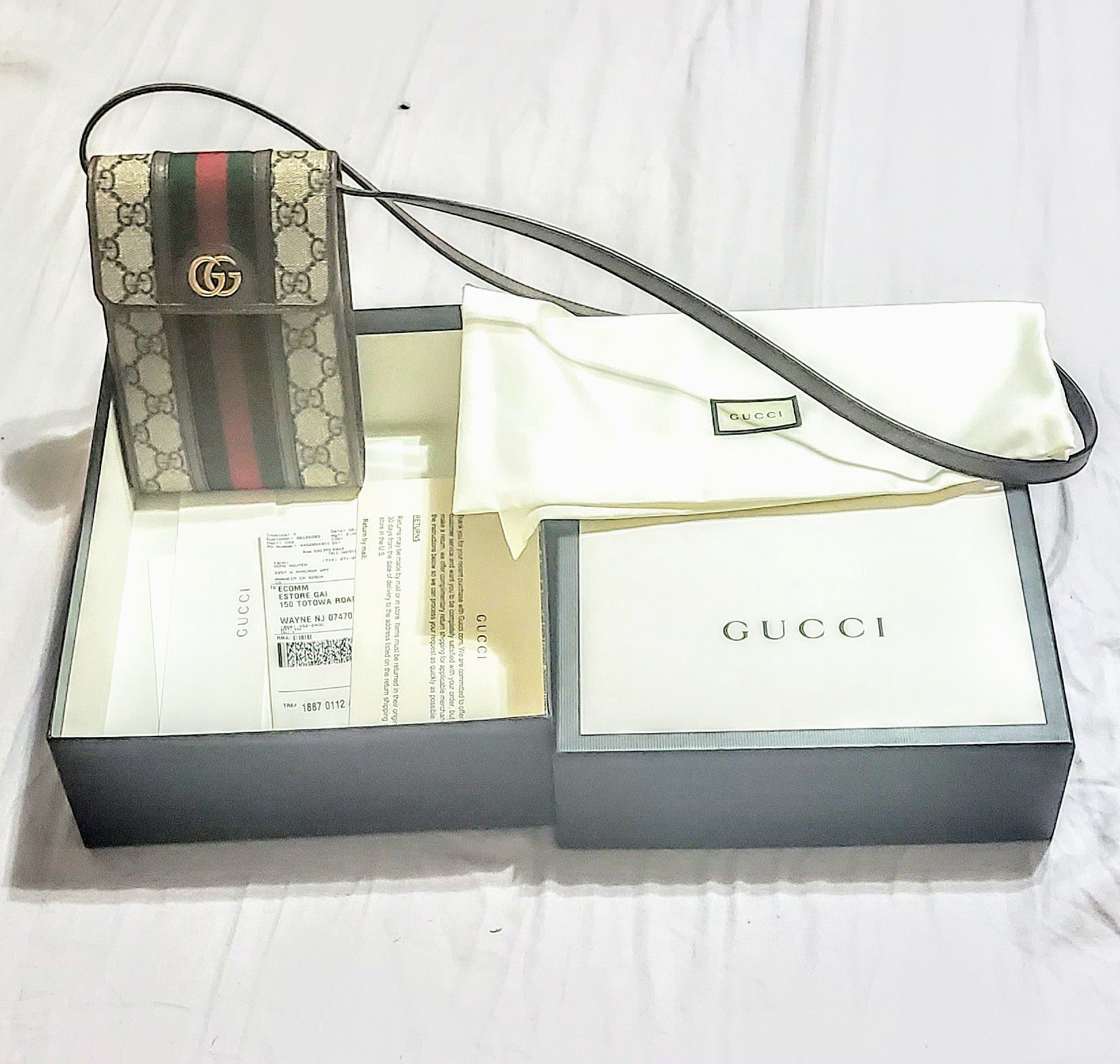 Gucci Men Ophidia GG Mini Bag/Wallet