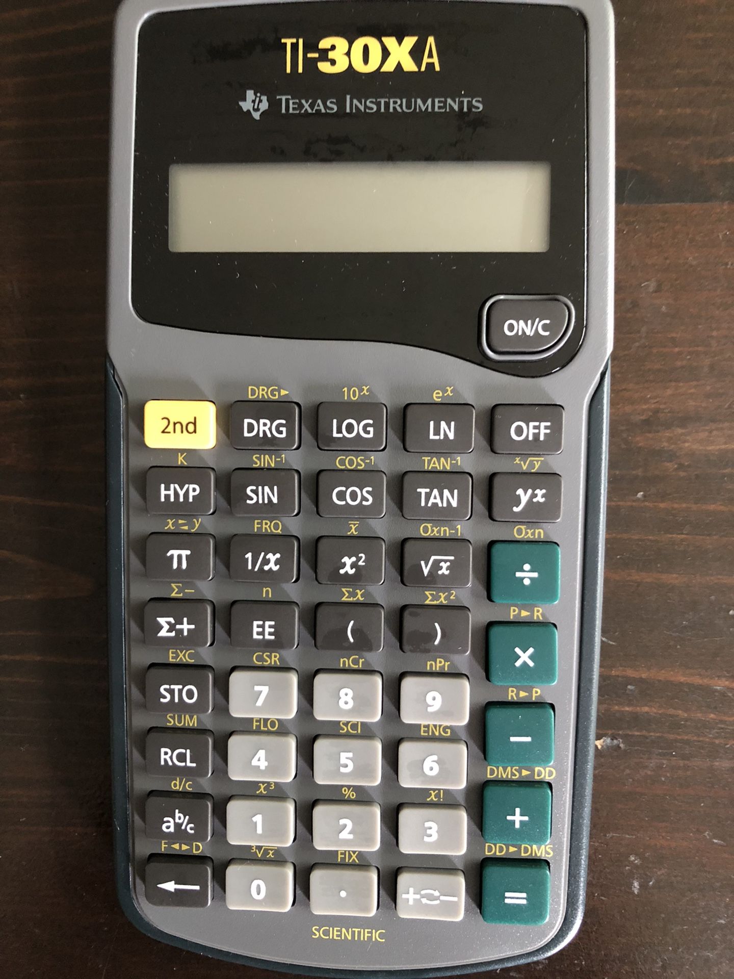 Texas Instruments TI-30XA Scientific Calculator