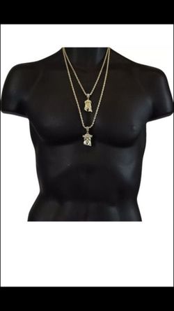 2PC 14KT Gold Plated Chain Set