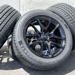 New 20" Dodge Durango Trakhawk Wheels Jeep Cherokee Rims SRT AS Tires A/T 2026 Grand Cherokee
