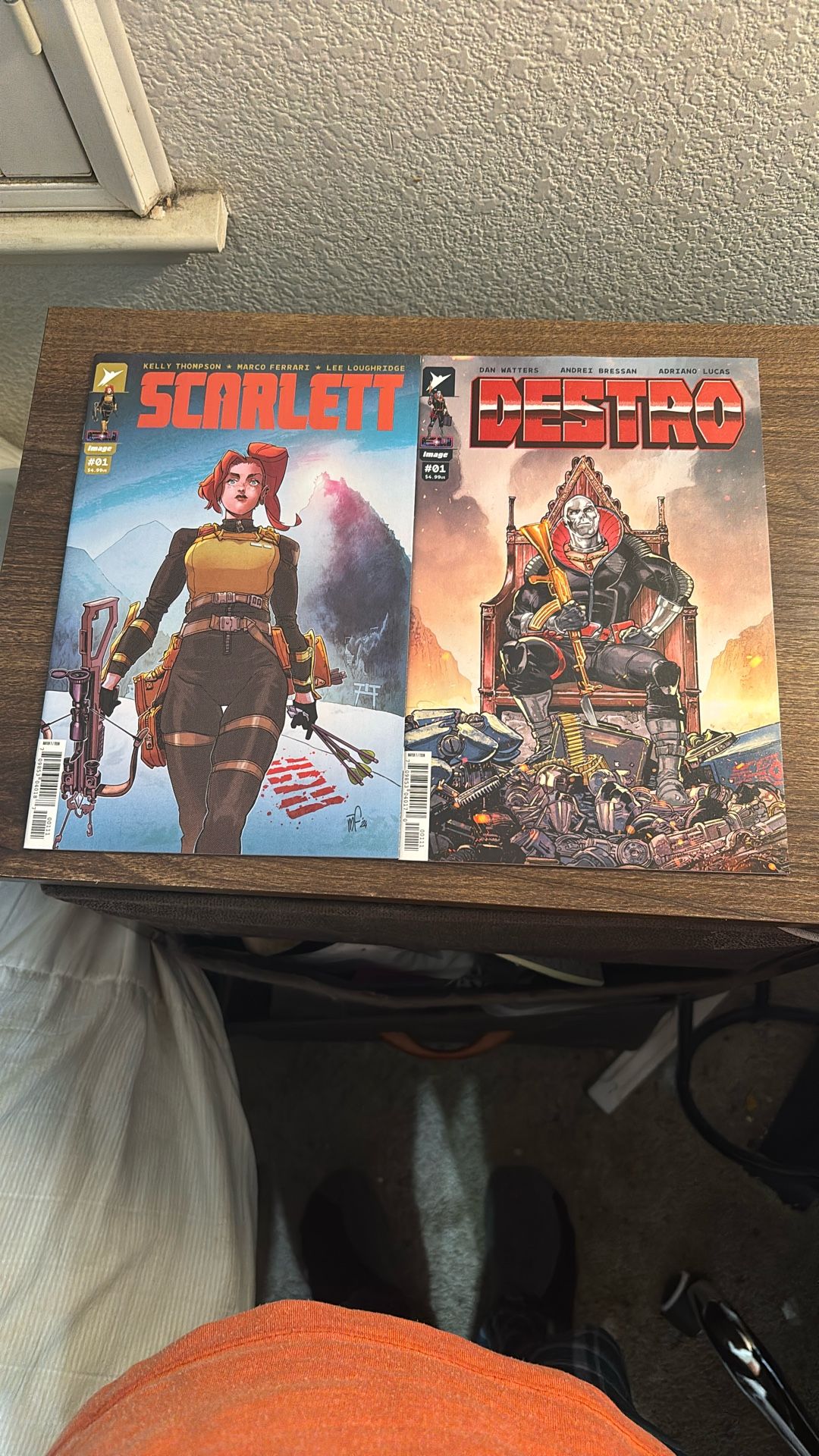 Gi Joe Lot. Scarlet.   Duke. Cobra Commander.  Destro