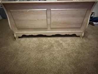 Headboard frame and footboard