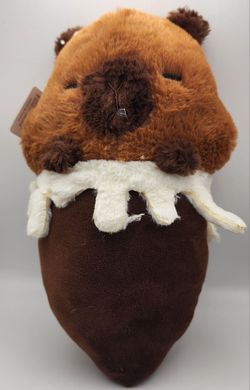 Ice Cream Cone Capybara Stuffie