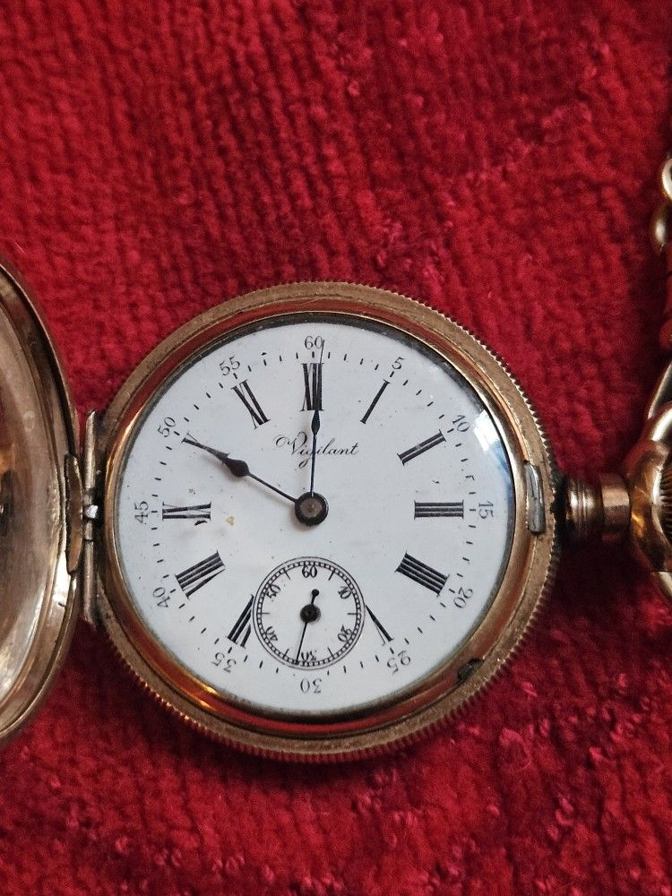 Waltham "Vigilant" pocket watch.