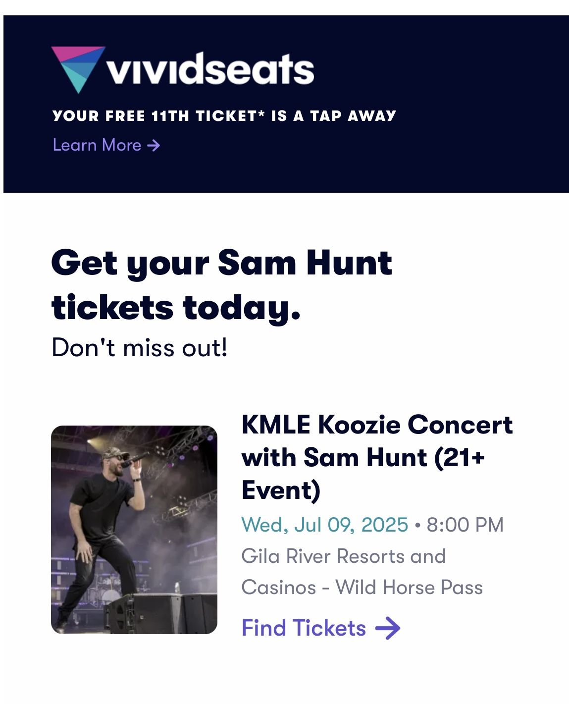 Sam Hunt Tickets