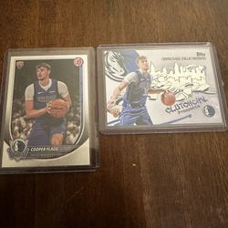 Cooper Flagg Rookie Card Lot – RC + Insert – Mavericks – Topps / Bowman