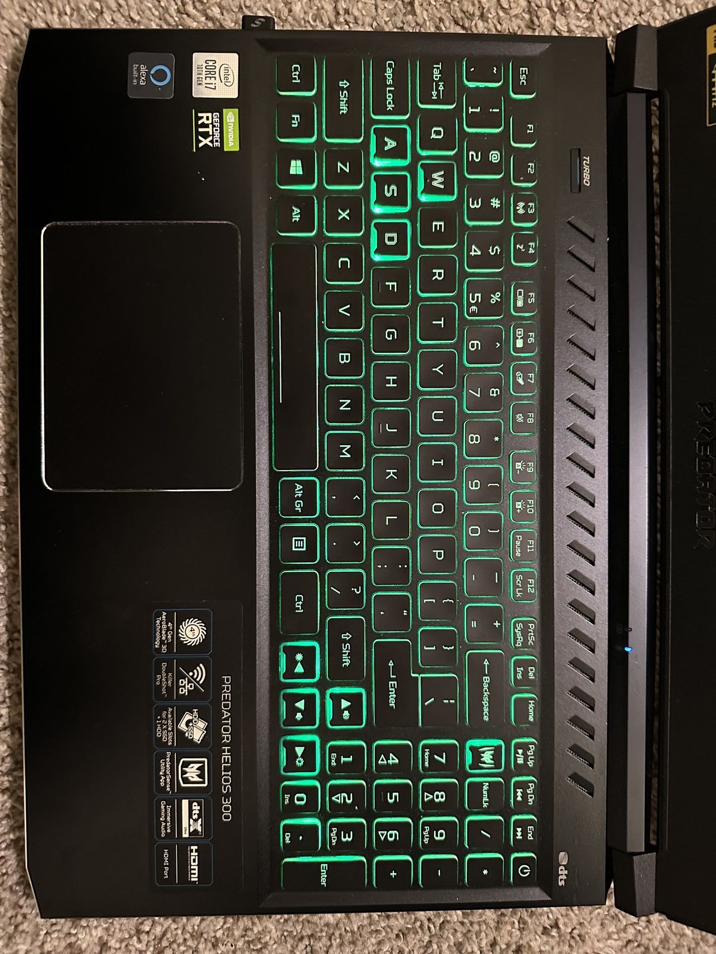 Gaming Laptop Acer Predator PH300 (used)