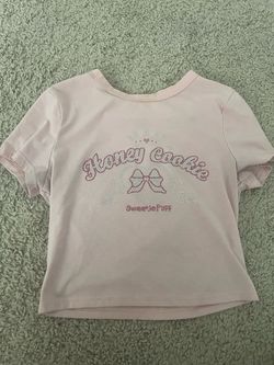 Light pink rhinestone shirt