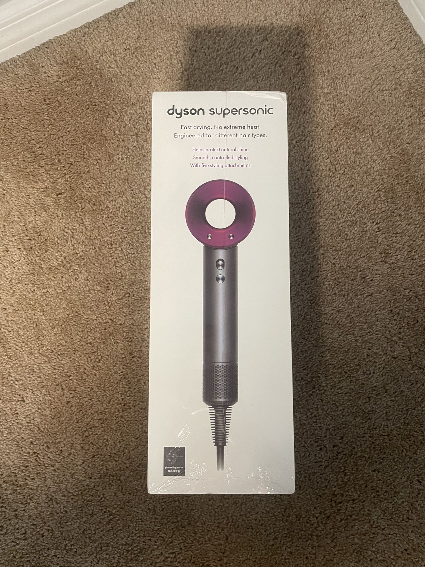 Dyson Supersonic Hair Dryer (Iron/Fuchsia)