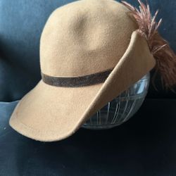 Women’s Brown Wool Hat by Betmar 