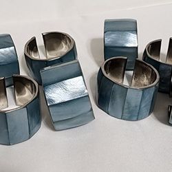Mother Of Pearl Abalone Napkin Rings