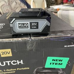 KLUTCH 1 GALLON BATTERY POWER PORTABLE AIR COMPRESSOR