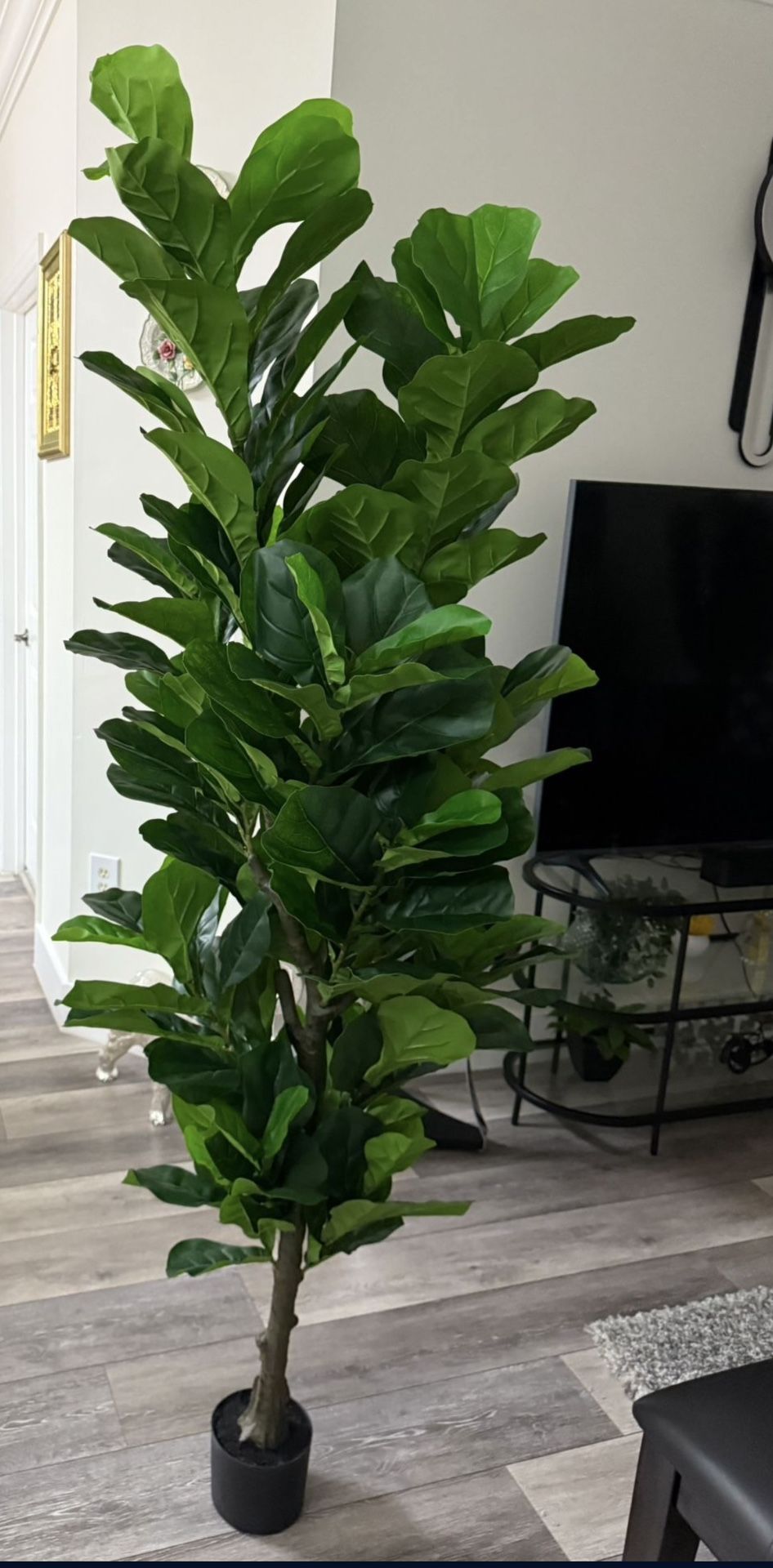 Pretty Artificial Plant 6 FT Tall Fig Tree With 184 Leaves ! Brand New