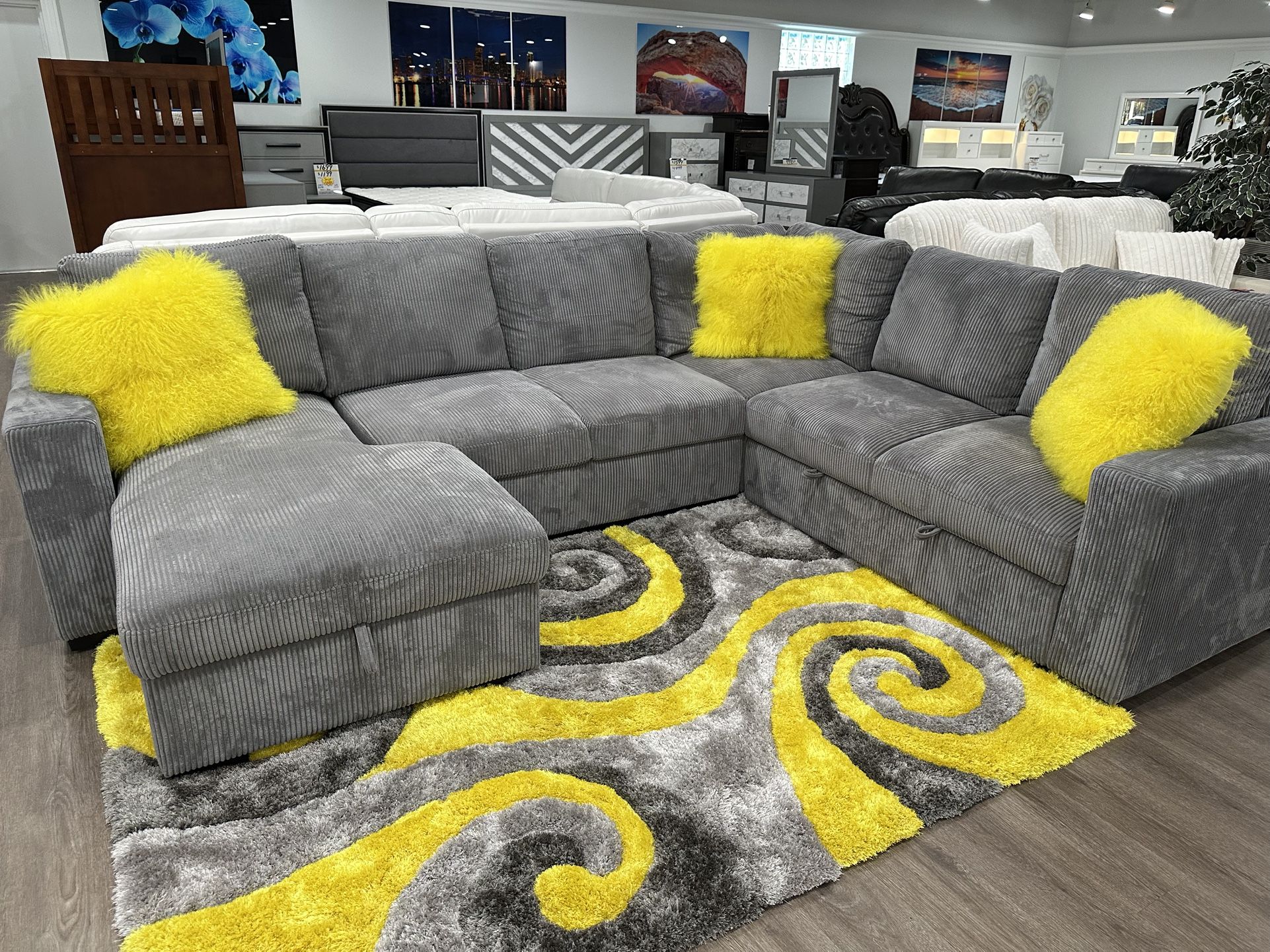 Beautiful Sleeper Sectionals On Sale For Memorial Day Starting At $799