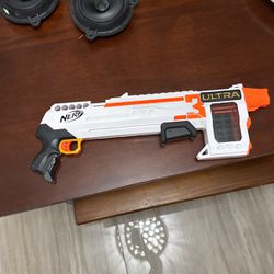 nerf gun with some bullets