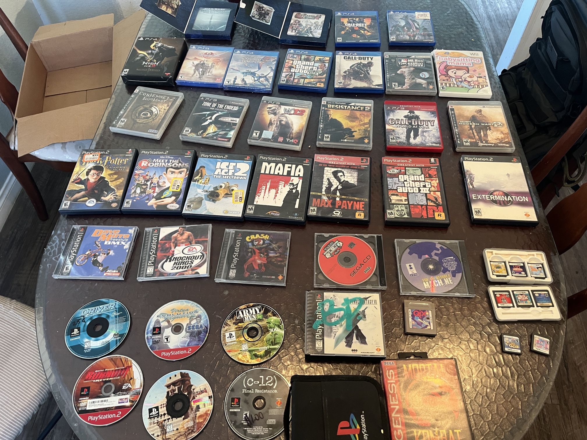 Video Game Bundle (Sega Cd,3DO,Wii,Genesis,Gameboy,PS1,Ps2,PS3,PS4 Games)