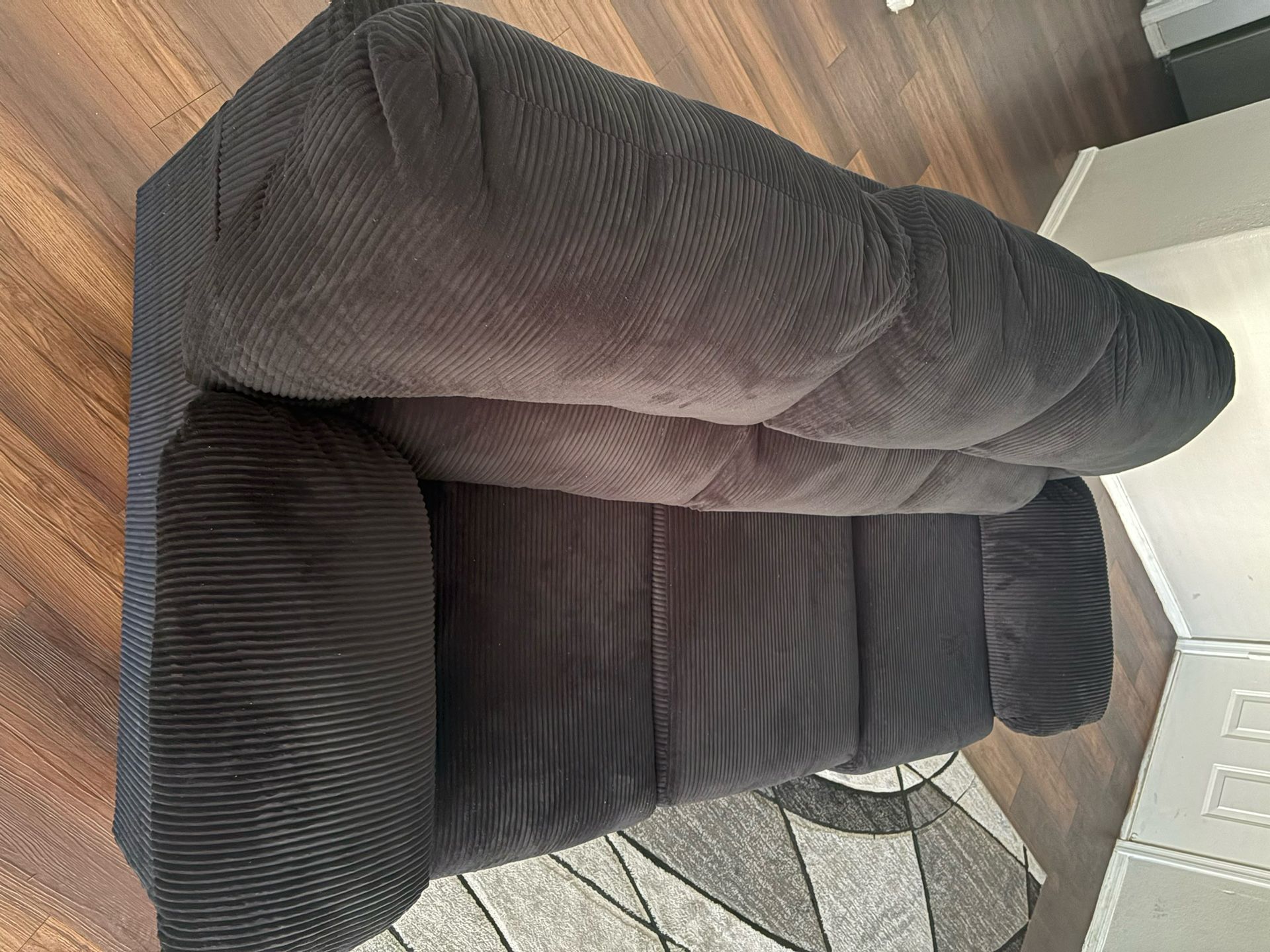 Suede couch !!