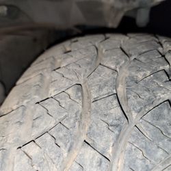 4 USED 265/75/16 TIRES