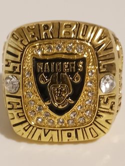 Oakland raider super bowl ring