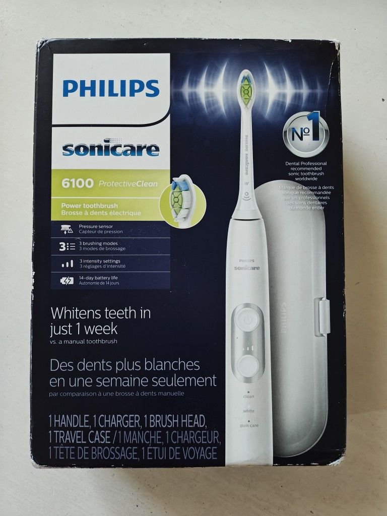 Sonicare ProtectiveClean 6100 Rechargeable Electric Toothbrush