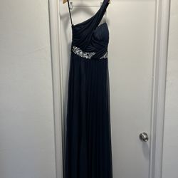 Long Navy Blue Dress