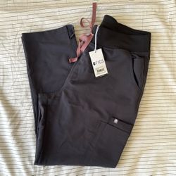 Figs High Waisted Pants L Petite 