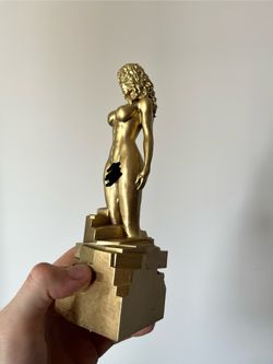 Transgender Female Statue Gold, New