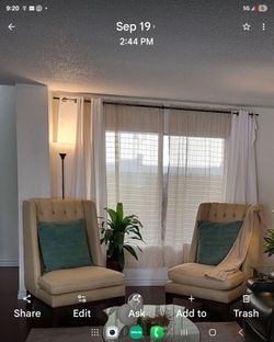 2 sofa chairs
