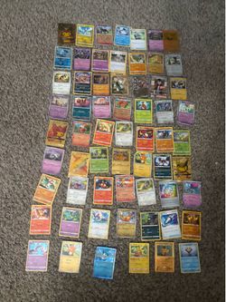 I am selling 62 cards mostly all of them are real, only like 10 or fake. I am thinking $55.