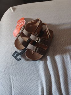 Baby Tan Sandal Shoes Size 5
