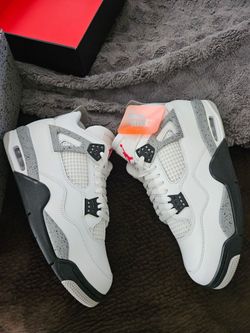 Jordan 4 White Cement