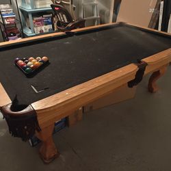 3 Piece Slate Pool Table (Choice Any Color & Free Setup/Delivery)