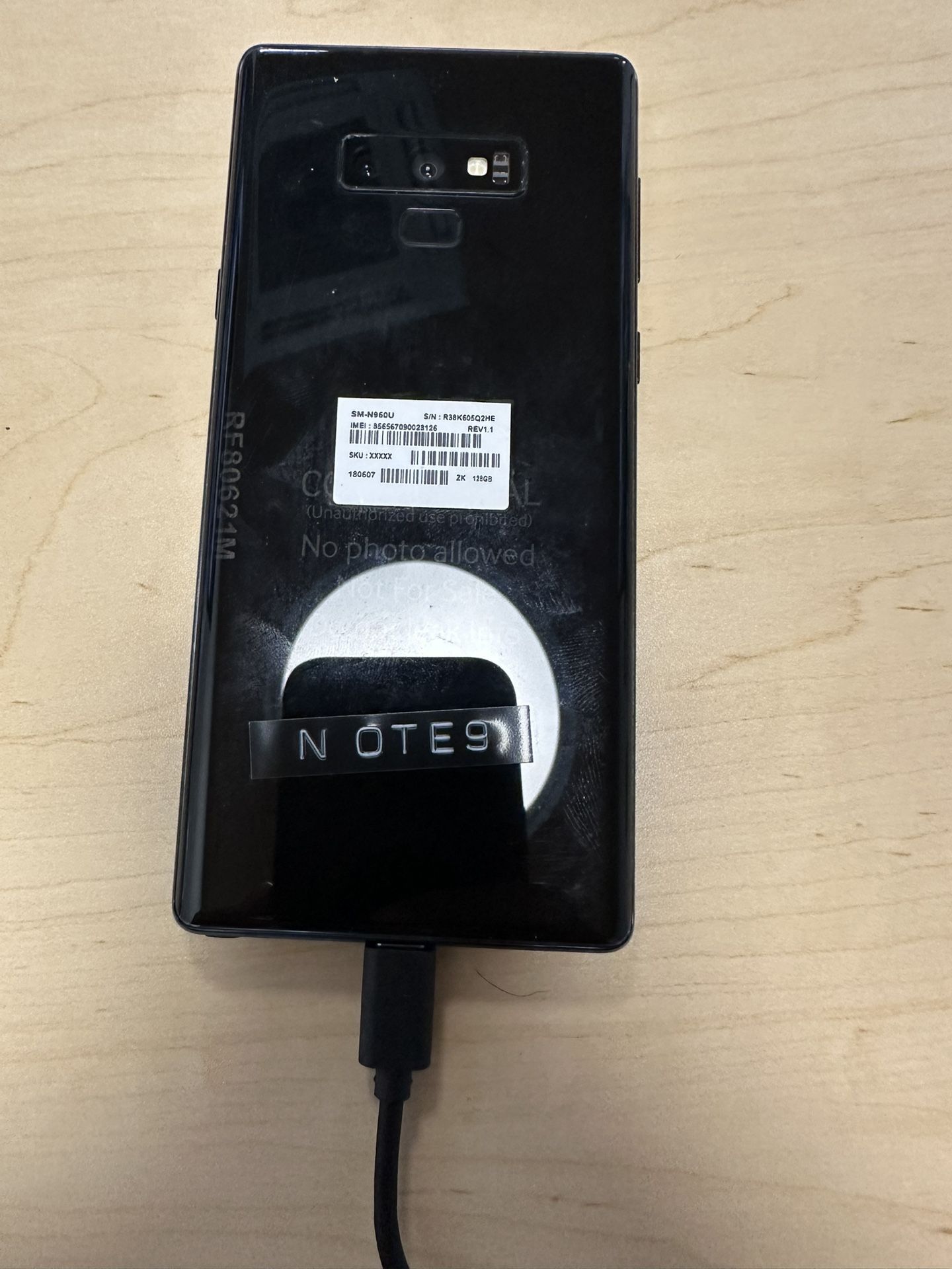 Samsung Galaxy Note9 – 128GB / 6GB RAM – Excellent Condition [Att]