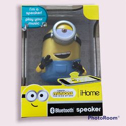 iHome Despicable Me Minion Bluetooth Speaker Universal Illumination 