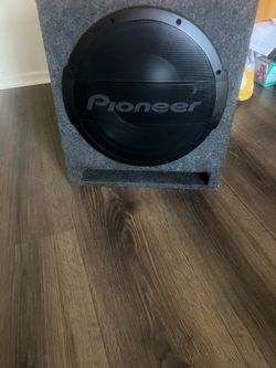 Pioneer 12” Speaker with built-in Amp