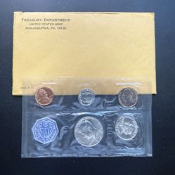 1964 US Mint Silver Proof Set with Original Envelope