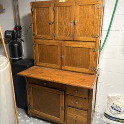 Antique Hoosier Kitchen Cabinet