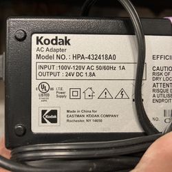 Kodak Printer Power Adapter 24V Volts 
