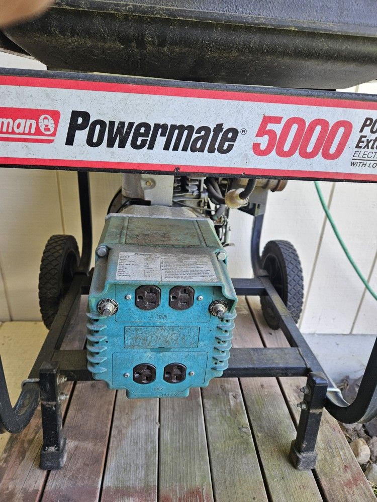PowerMate 5000 Gas Powered Generator In Really Good Shape Starts , Runs, And Works Like A Charm Paid $300 asking $ 225 OBO