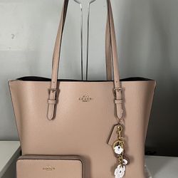 Coach Tote Bag And Matching Wallet 
