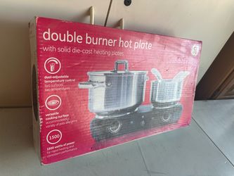 Double burner hot plate $20